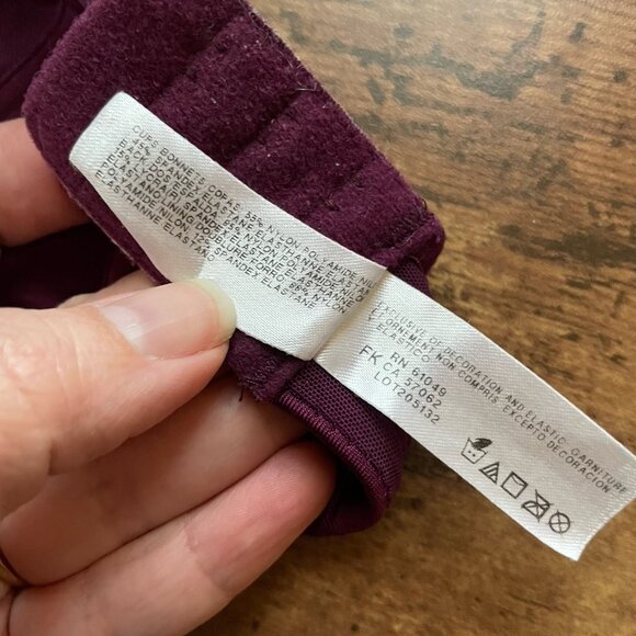 Wacoal 34D Bra Plum Purple Elevated Allure Wire Free Full Coverage 852336 - Picture 9 of 9